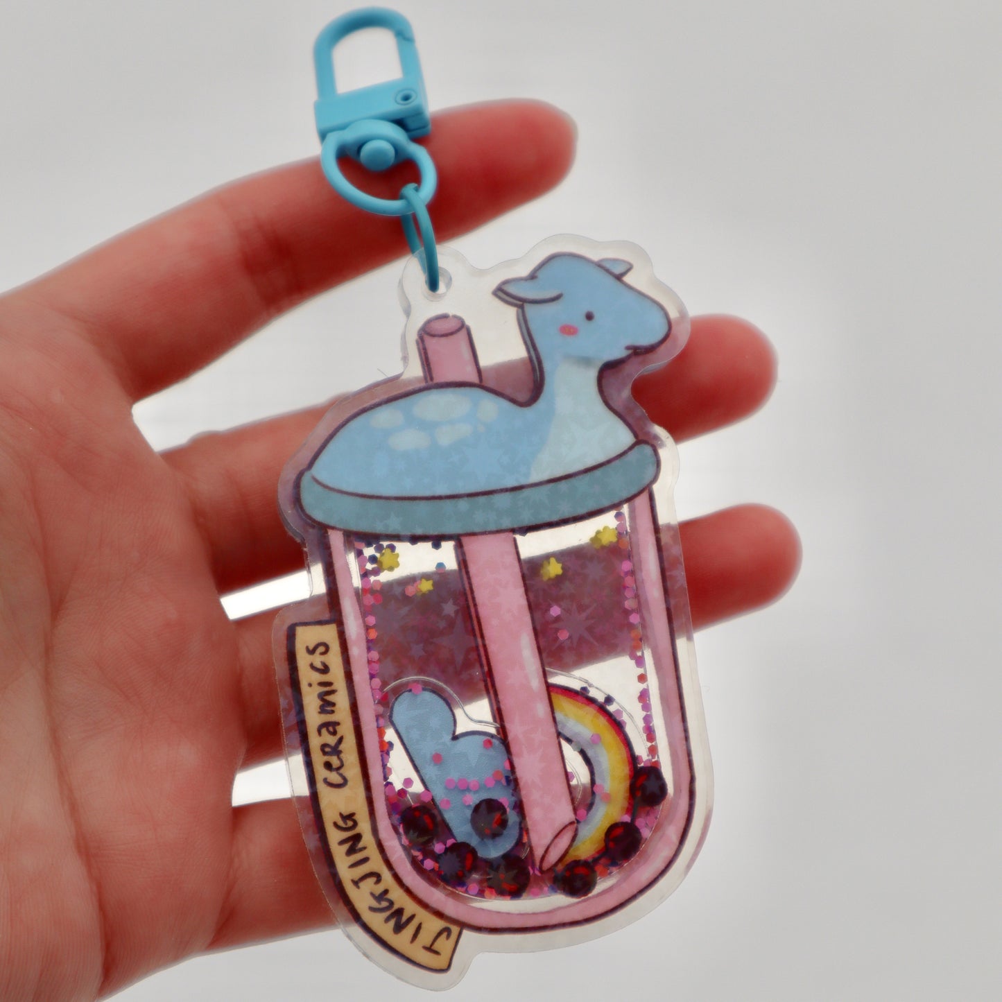 Lochness Monster Boba Keychain🧋