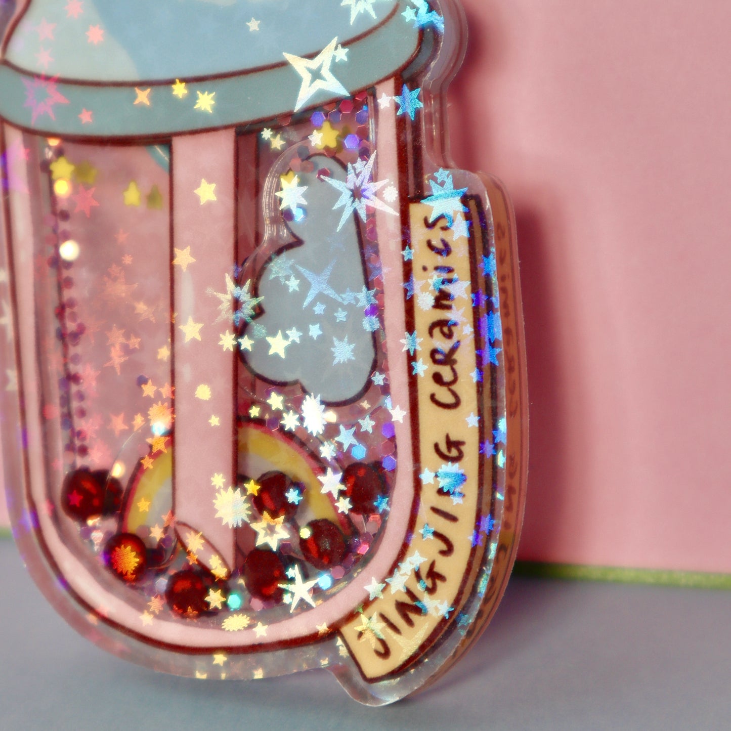 Lochness Monster Boba Keychain🧋