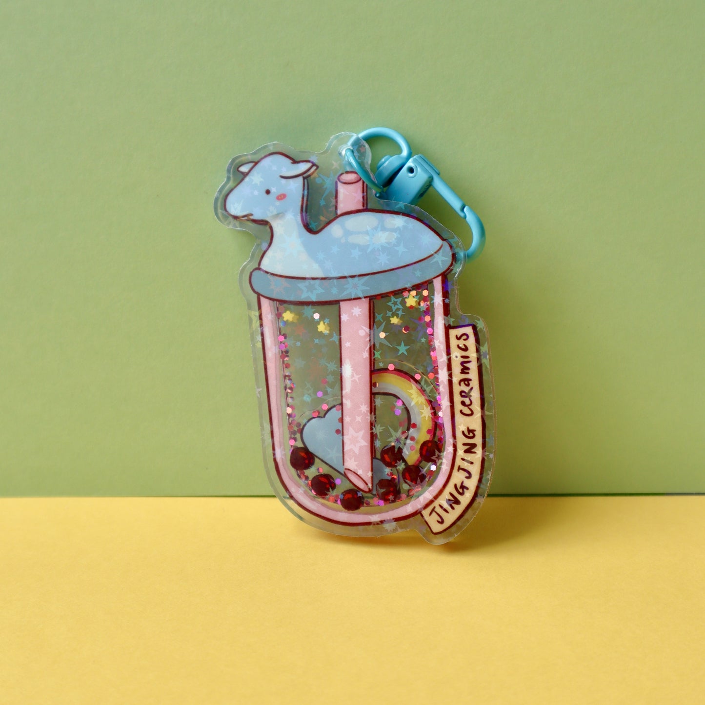 Lochness Monster Boba Keychain🧋