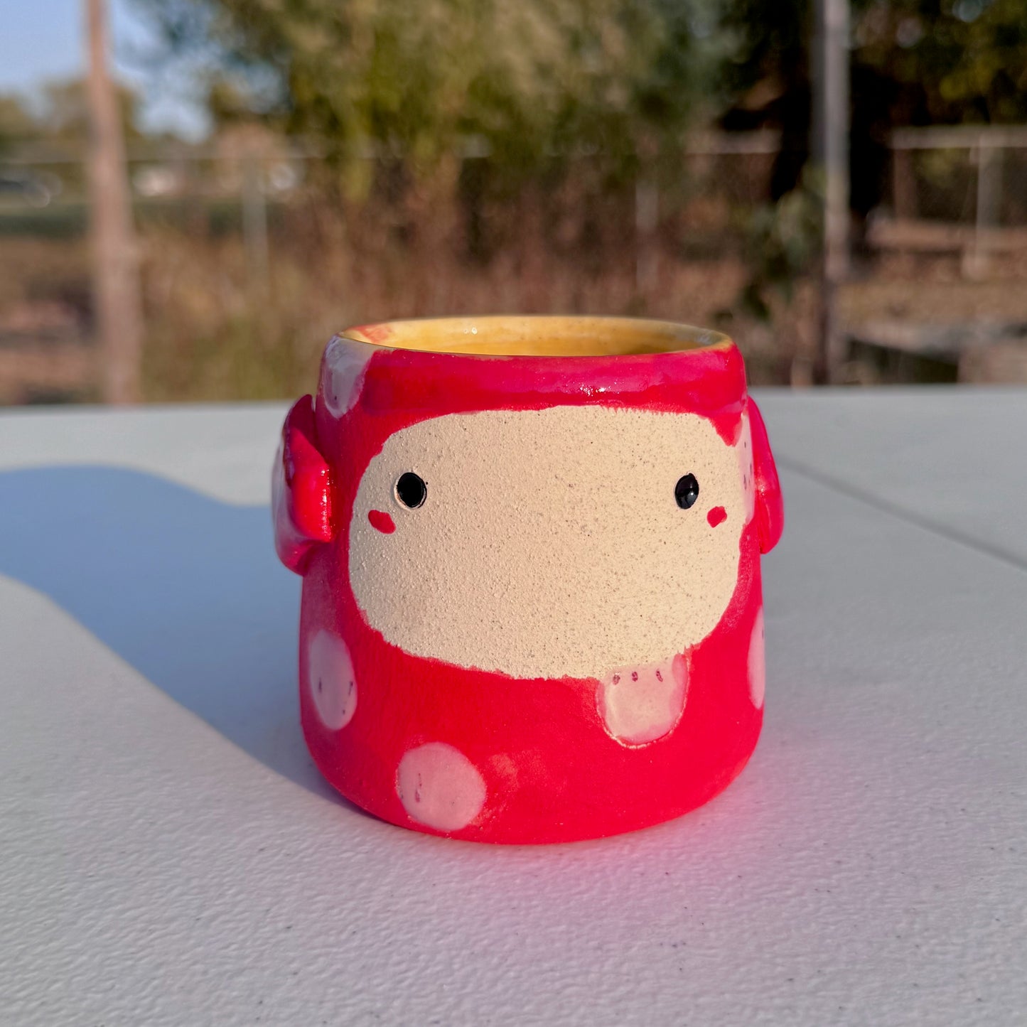 [Seconds] Polka-Dot Bat Ceramic Cup