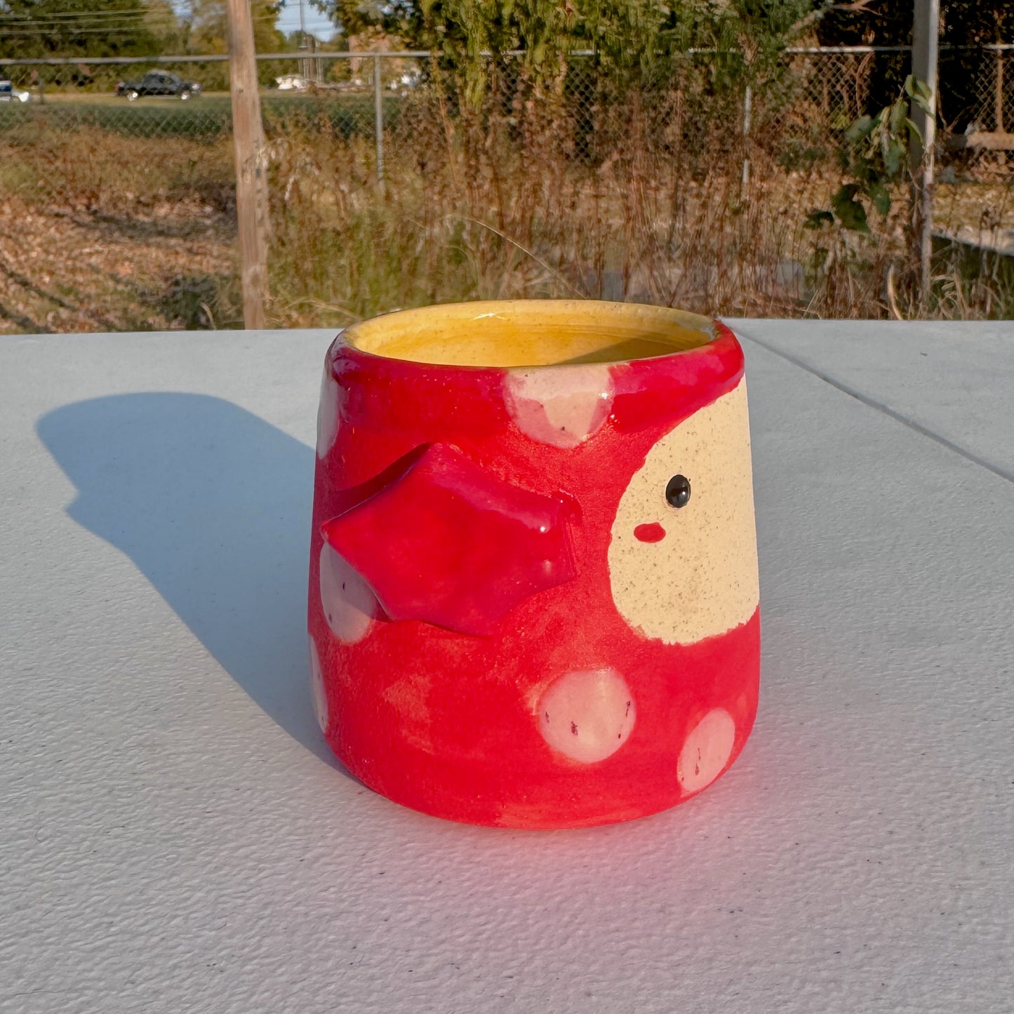 [Seconds] Polka-Dot Bat Ceramic Cup