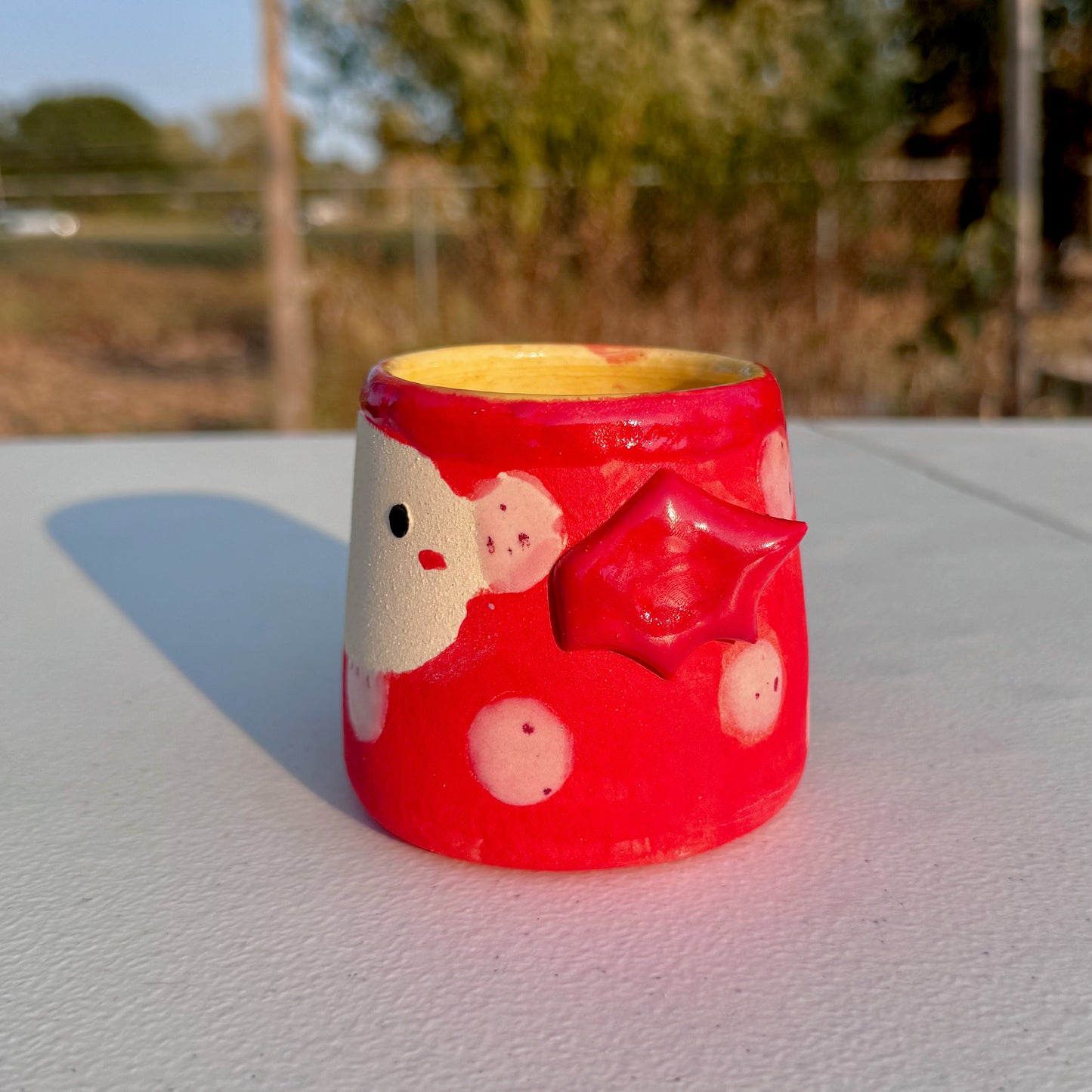 [Seconds] Polka-Dot Bat Ceramic Cup