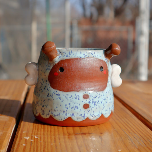 Blue Bumble Bee Tumbler