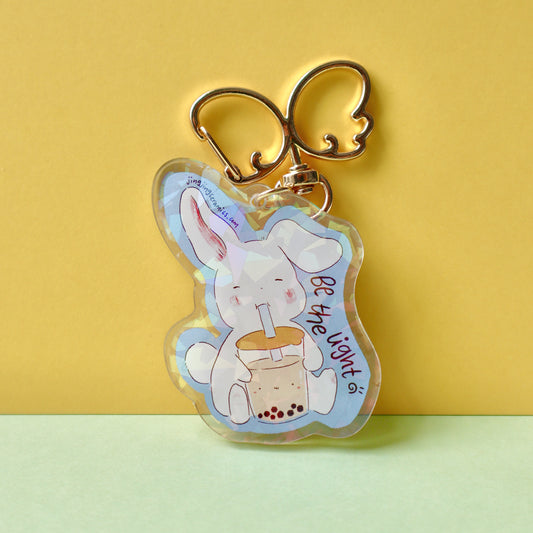 Be the Light Bunny Keychain